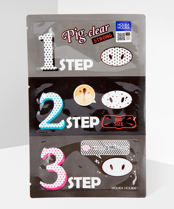 Holika Holika Pig Nose Clear Black Head 3 Step Kit - 1pcs