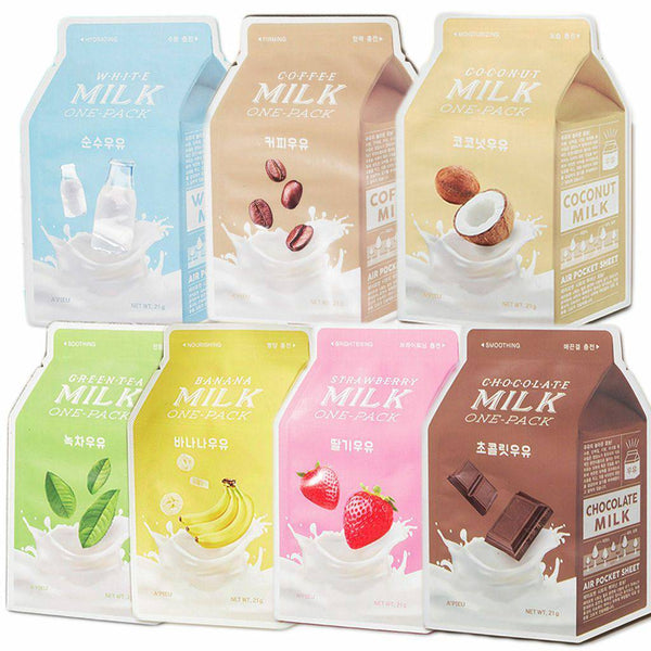 Korejas kosmētika A'PIEU Milk One-Pack 1pcs ( 7 Flavours) 