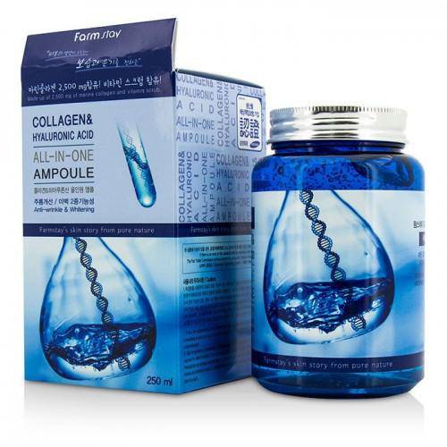 Farm Stay All In One Collagen and Hyaluronic Ampoule - kspot.eu
