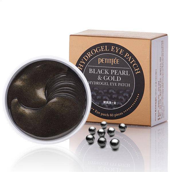 Eye Patch Petitfee Hydrogel Black Pearl & Gold - 1 Pack ( 30 Pairs ) - kspot.eu