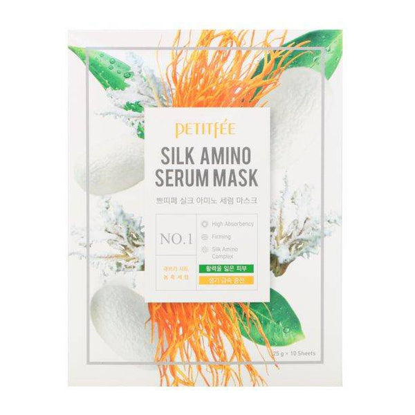 Mask Petitfee Silk Amino Serum - 1 PCS - kspot.eu