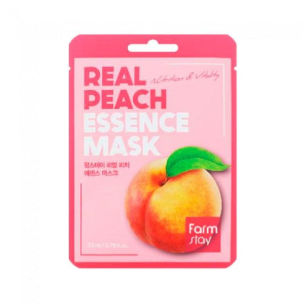 Mask Farm Stay Real Essence Peach - 1PCS - kspot.eu