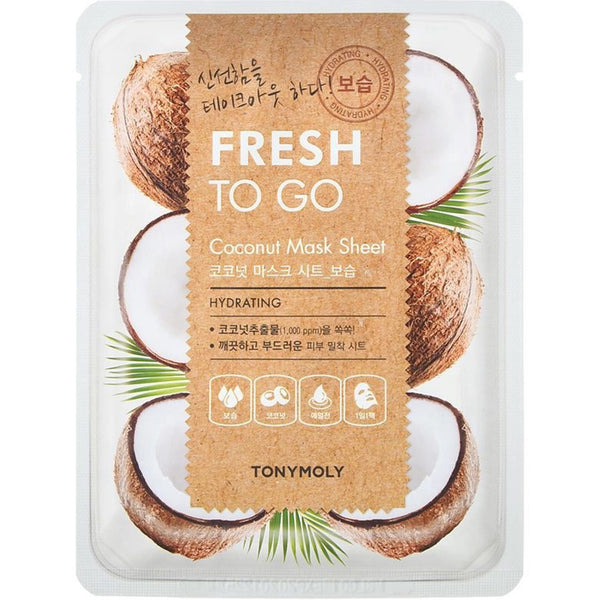 Sheet Mask TonyMoly Fresh To Go Coconut Hydrating - 1 PCS