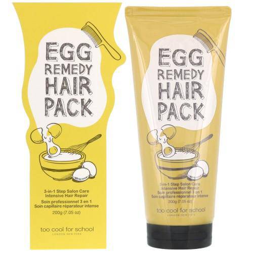 Too Cool For School Egg Remedy Hair Pack - 200G - kspot.eu