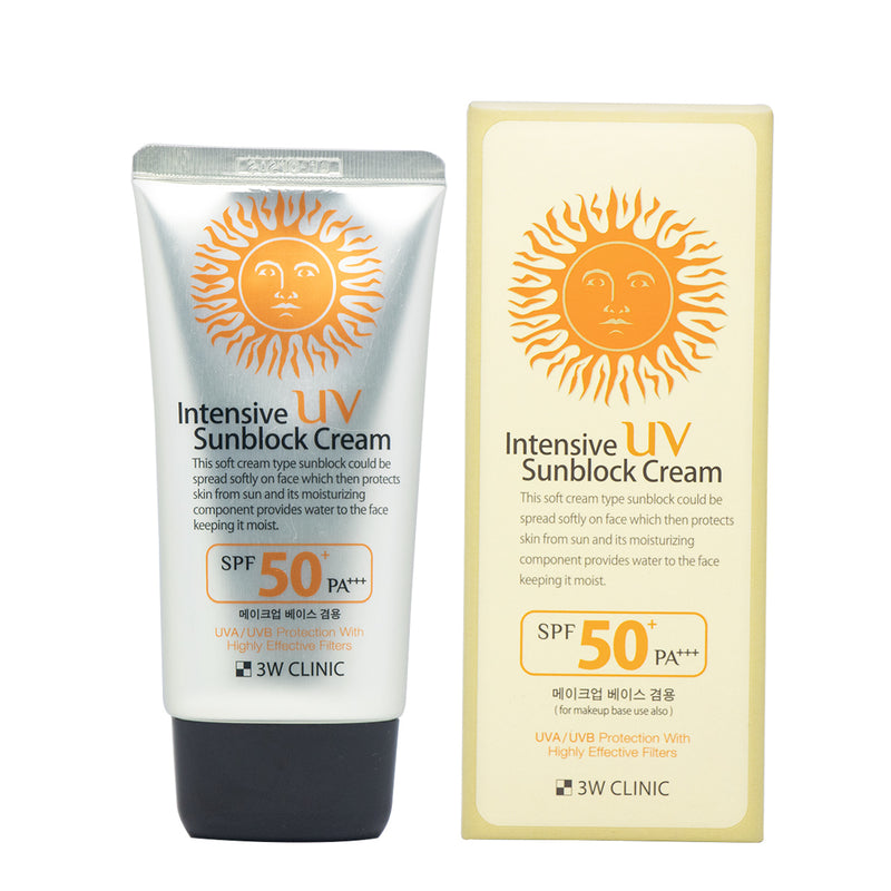 3W CLINIC Intensive UV Sunblock Cream - 70ml