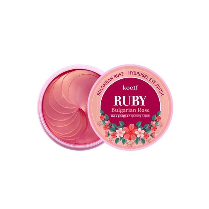 Koelf Ruby Bulgarian Rose Eye Patch - 60 PCS - kspot.eu