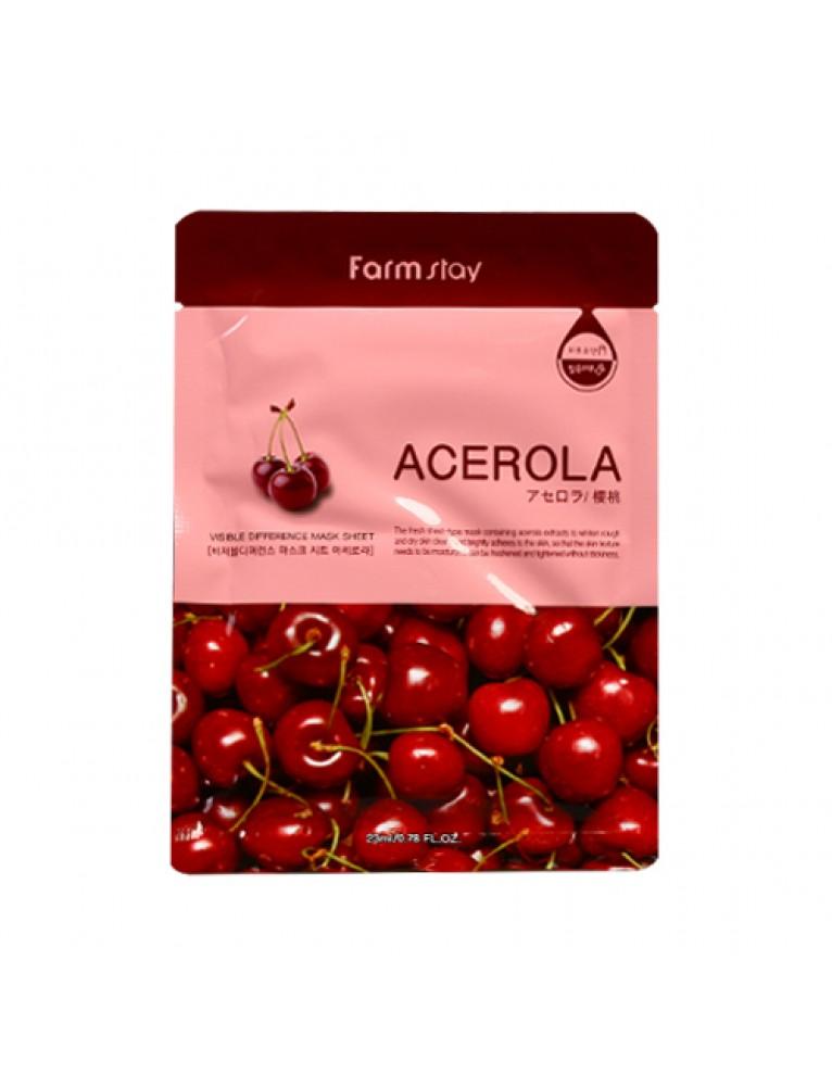 Mask Farm Stay Visible Difference Mask Acerola - 1 PCS - kspot.eu