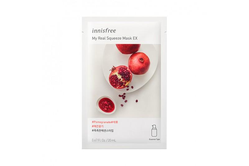 Mask Innisfree My Real Squeeze Ex Pomegranate - 1 PCS - kspot.eu