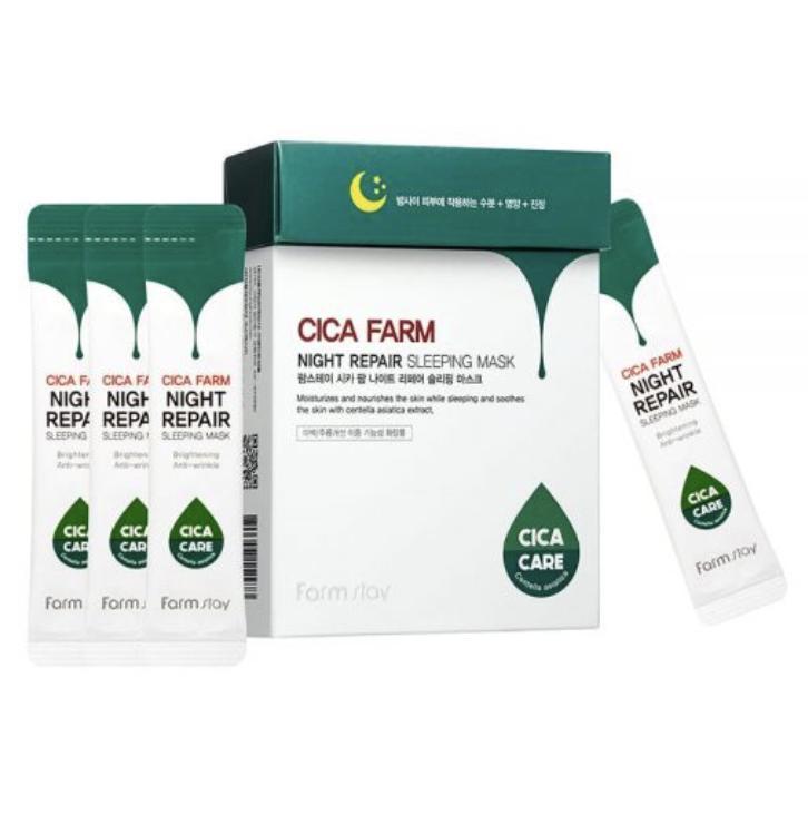 Sleeping Mask Farm Stay Cica Farm Night Repair - 1 pcs - kspot.eu