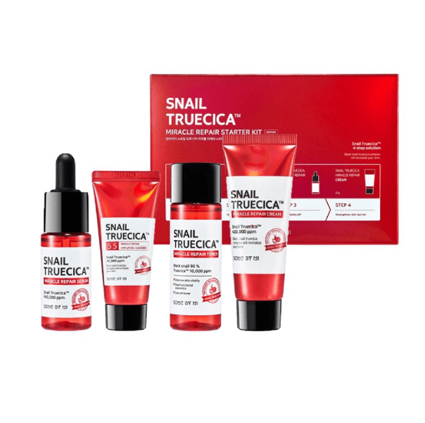 Some By Mi Snail Truecica Miracle Repair Starter Kit (4 Items) - kspot.eu